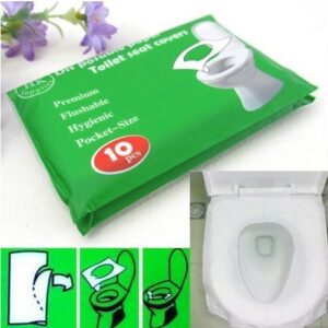 papel Cubre asiento taza del baño wc desechable viajes largos