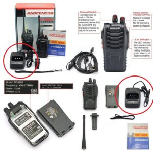 Cargador baofeng radio 888