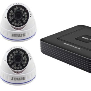 kit de 4 camaras para interior con grabador