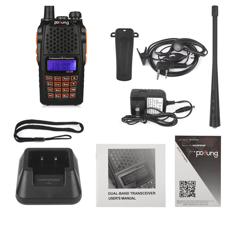 Radio Baofeng UV - 6R Doble banda waterproof 8 wats - Imagen 2