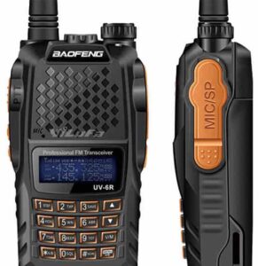 Radio Baofeng UV - 6R Doble banda waterproof 8 wats
