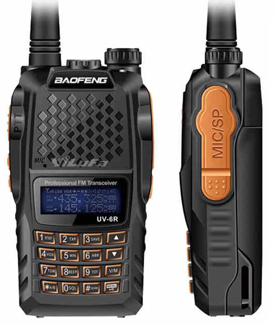 Radio Baofeng UV - 6R Doble banda waterproof 8 wats