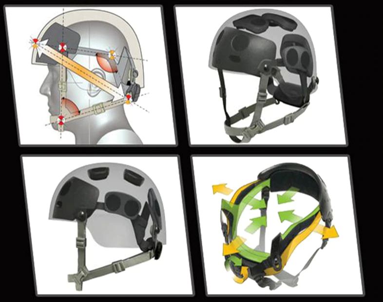 Casco Militar Tactico Completo Gotcha Paintball Airsoft M16 - Imagen 7