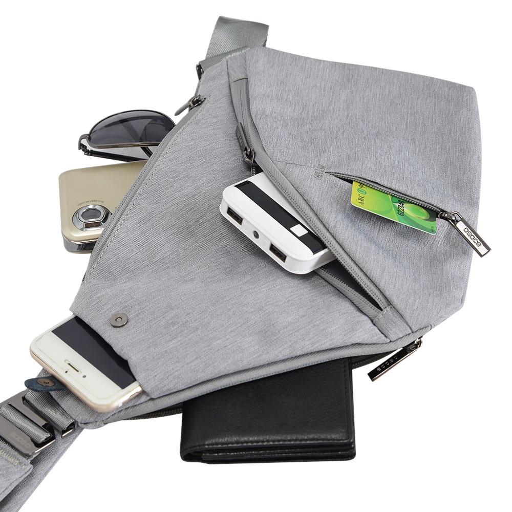 Bolsa antirobo secreta 958 oculta slinga pistolera viaje travel delgada - Imagen 11