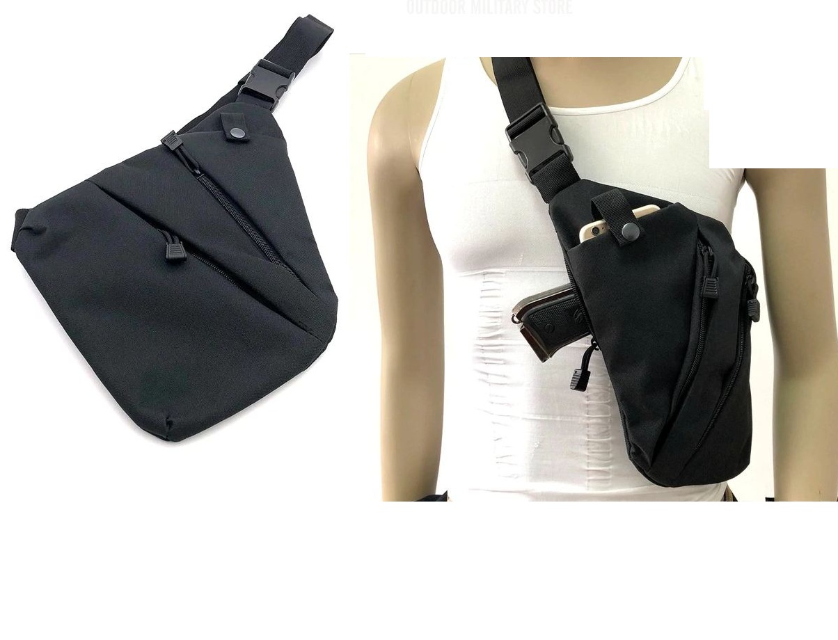 Bolsa antirobo secreta 958 oculta slinga pistolera viaje travel delgada