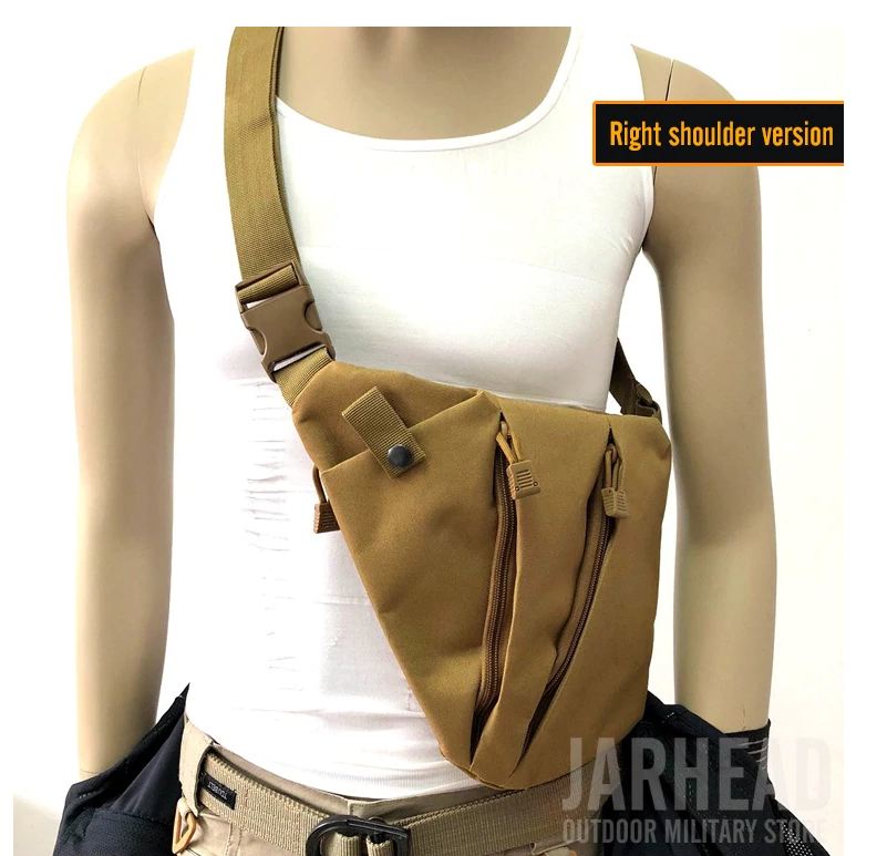 Bolsa antirobo secreta 958 oculta slinga pistolera viaje travel delgada - Imagen 6