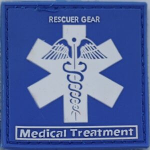 Parche rescate PVC con contactel.