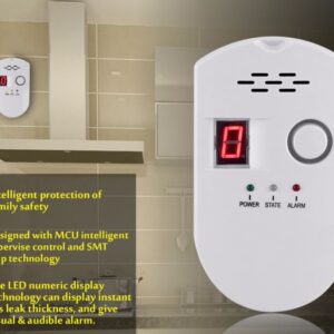 Detector de gas digital alarma para fugas