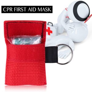 Mascara CPR resucitador portatil en llavero desechable