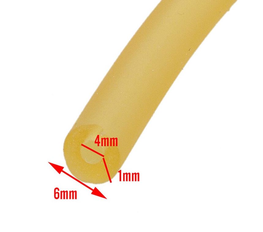 Tubo de goma latex natural supervivencia resortera torniquete - Imagen 4