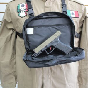 Maletin pechera 978 para custodios o guardia seguridad con bolsa secreta