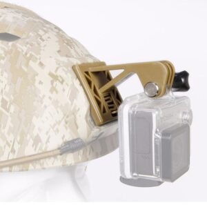 Adaptador Soporte Base Casco Tactico Camara Gopro