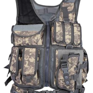 Chaleco tactico ligero campamento gotcha airsoft paintball