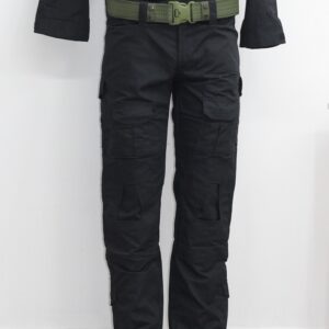 Pantalon tactico urbano estilizado con bolsa para rodillera importado Negro