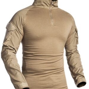 Playera militar manga larga color caky