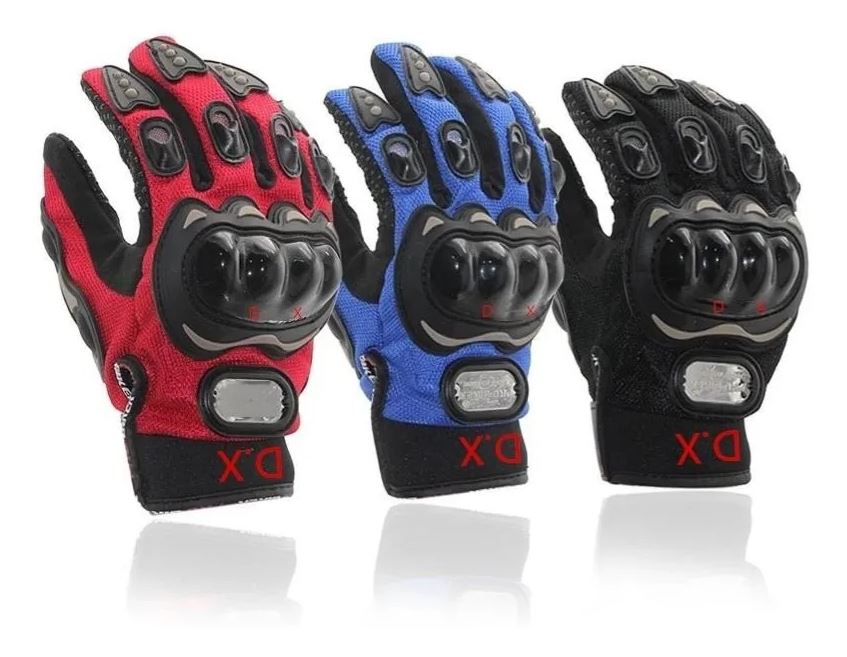 guantes motociclista con protecciones talla y color surtidos