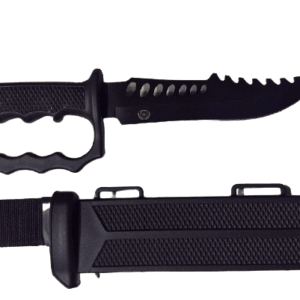 Cuchillo supervivencia campamento manopla y pedernal 017