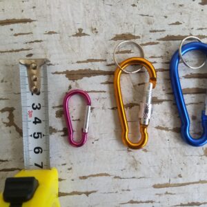 Mosqueton de aluminio ligero colores varios tamaños