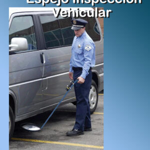 Espejo para inspeccion vehicular con lampara y ruedas