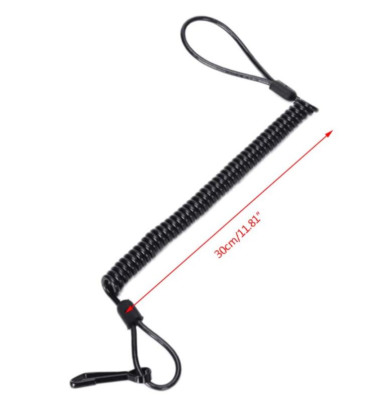 Recuperador Arma Airsoft Gotcha paintball cordon ligero antirobo - Imagen 4