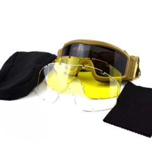 Lentes googles 3 micas intercambiables profesionales tormenta del desierto