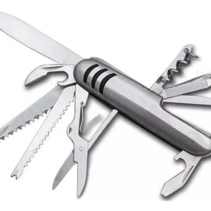 Acero Inox Navaja Llavero Multiherramienta 11 Funciones En 1