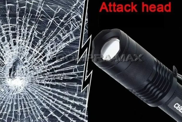 Lampara tactica Cree Q5-L grande mas accesorios - Imagen 5