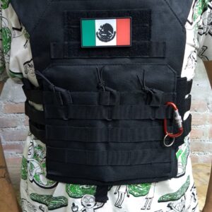 Chaleco tactico urbano porta placa ajustable