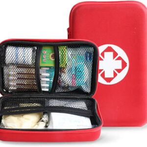 Kit de emergencia de primeros auxilios para coche, bicicleta, hogar, oficina, bolsa médica, portátil, viajes, deportes al aire libre