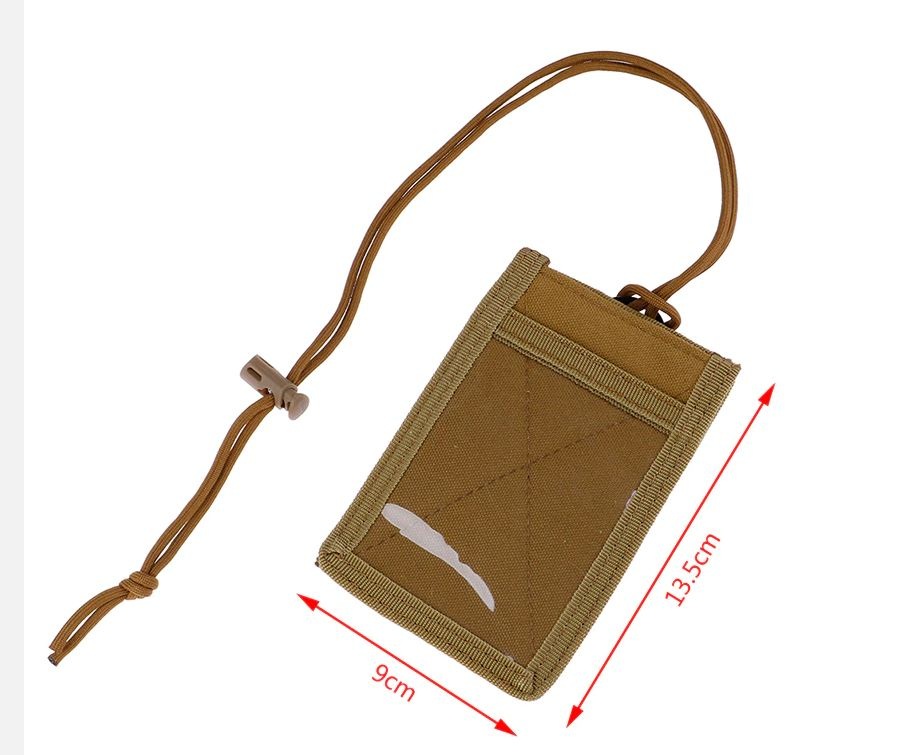 Porta gafete credencial tarjeta tactico militar identificacion - Imagen 6