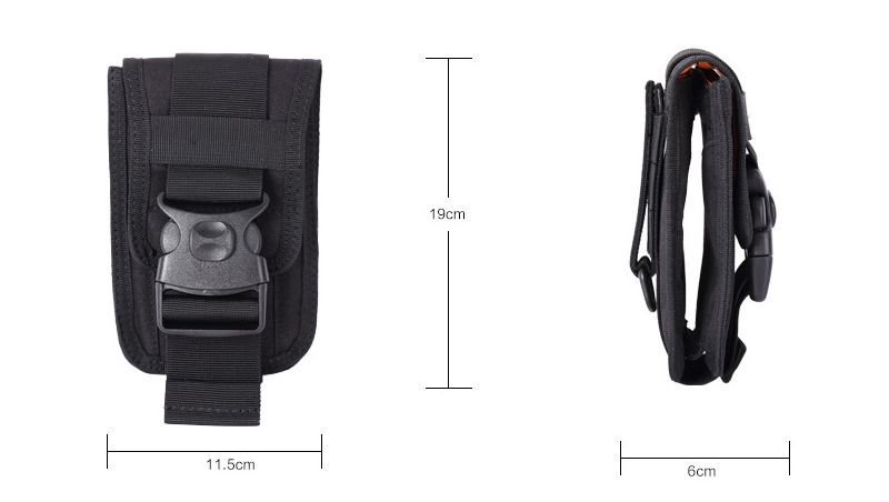 Maletin funda para celular y tarjetas tactico Militar EDC molle acolchado - Imagen 3