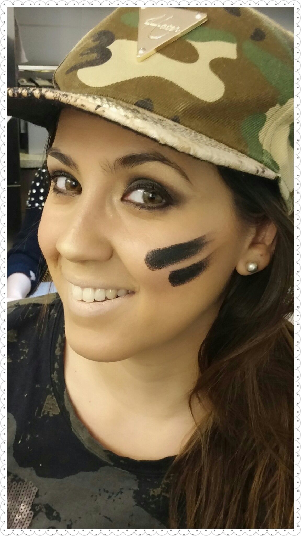 Pintura maquillaje Camuflaje Combate Dama O Caballero F-166 - Imagen 4