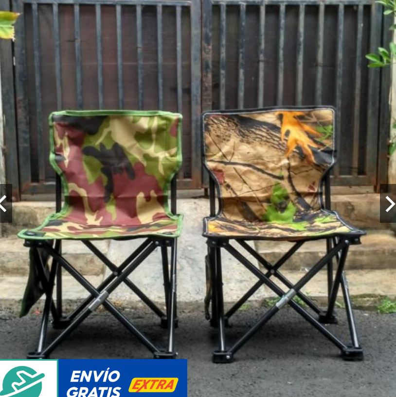 Silla Plegable chica Playa Camping pesca eventos deportivos - Imagen 5