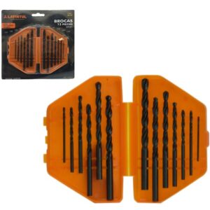 kit economico de 13 brocas para metal