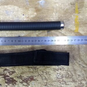 Baston Retractil Para Defensa Personal Plata mango goma